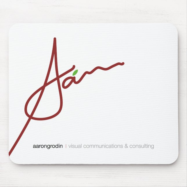 "Aaron" Maus Pad Mousepad (Vorne)