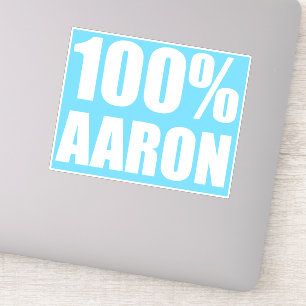 Aaron Name Aufkleber