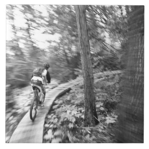 Aaron Rodgers beim Mountainbiken auf dem Stairway  Fliese