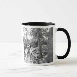 Aaron Rodgers beim Mountainbiken auf dem Stairway  Tasse