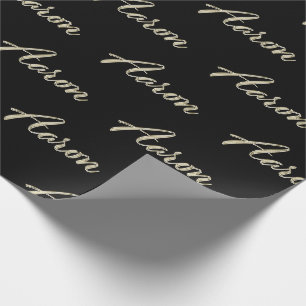 Aaron Vorname Name edles Geschenkpapier Papier