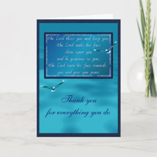 Aaronischer Segen Feiertagskarte