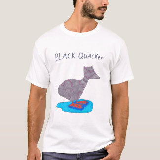 Aarons Black Quacker-Shirt T-Shirt