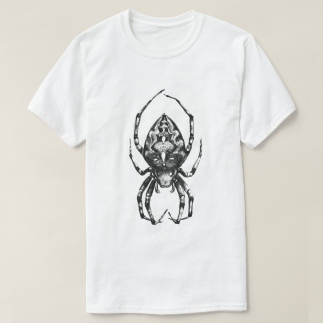 Aart Barn Spider White T-Shirt (Design vorne)