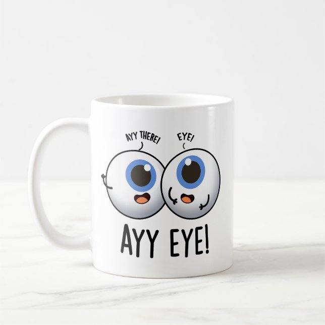 Aay Eye Funny AI Pun Kaffeetasse (Links)