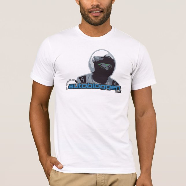 AB ALM-RACING - hvit T-Shirt (Vorderseite)