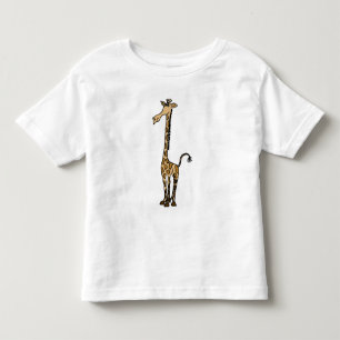 AB, Funky niedliches Giraffen-Cartoon-Shirt Kleinkind T-shirt