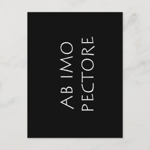 Ab imo pectore postkarte
