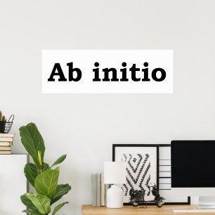 Ab initio poster