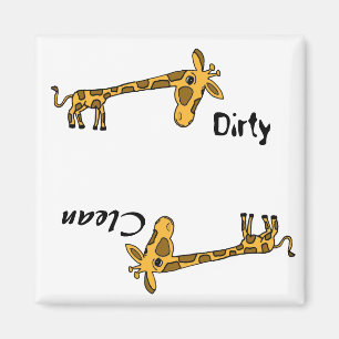 AB, lustiger Giraffen-Spülmaschinen-Magnet Magnet