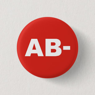 AB, negatives Abzeichen Button