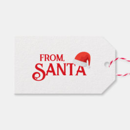 Ab Santa Gift Tag Geschenkanhänger