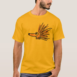 AB T-shirt génial de bande dessinée de porc-épic