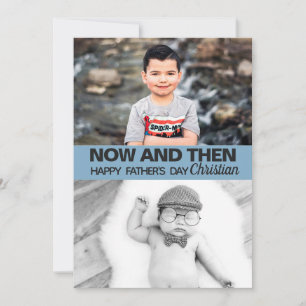Ab und zu fotografiert Junge, Sohn, der Vater ist  Karte