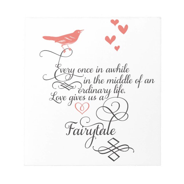 Ab und zu in einem normalen Leben. Notizblock (Vorderseite)