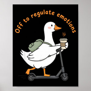 Ab zur Regulierung der Emotionen lustige mentale G Poster