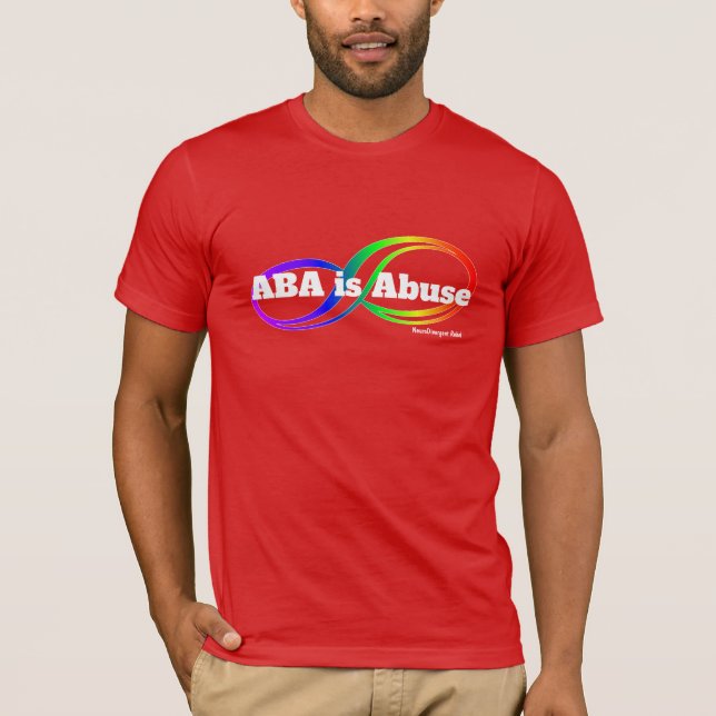 ABA est un abus - T-shirt Rebel Neurodivergent (Devant)