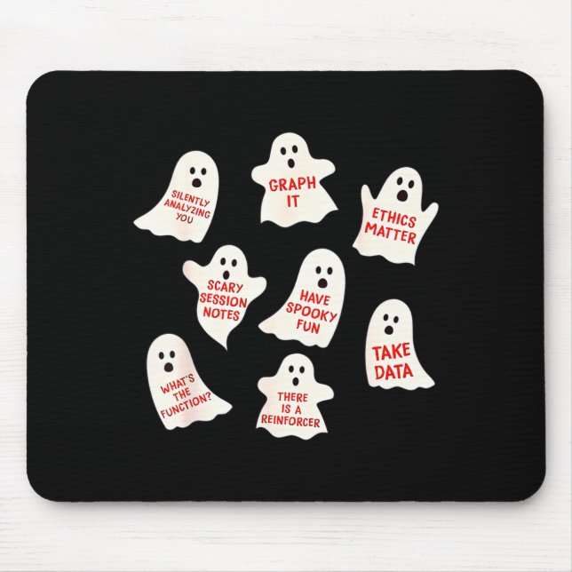 Aba Halloween Behavior Fall Applied Behavior Ysis  Mousepad (Vorne)
