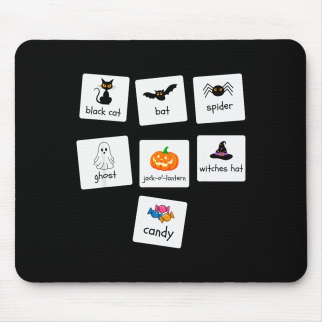 Aba Halloween Special Education Teacher Behavior Y Mousepad (Vorne)