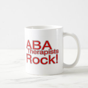 ABA-Therapeut-Felsen (rot) Kaffeetasse