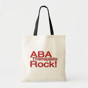 ABA-Therapeut-Felsen (rot) Tragetasche