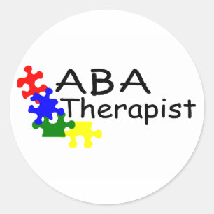 ABA-Therapeut (PP) Runder Aufkleber