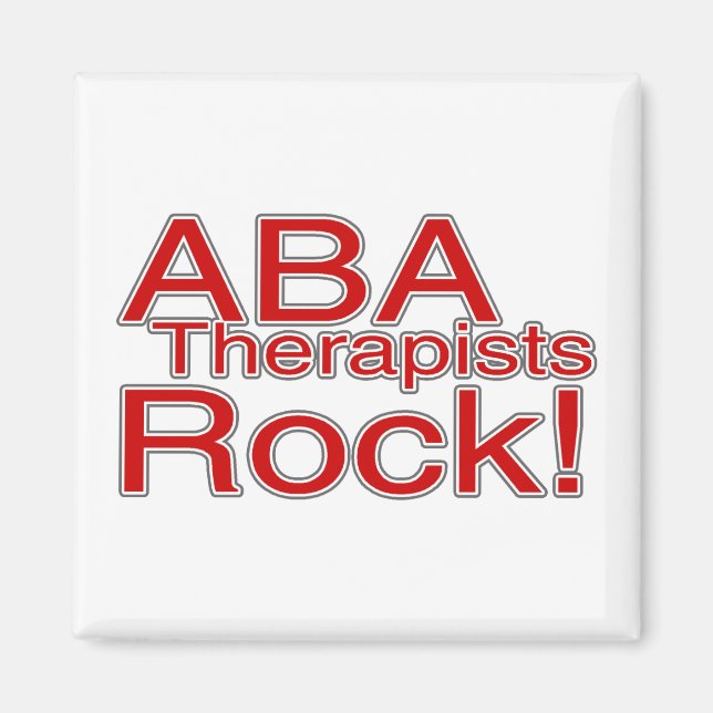 ABA Therapeut Rock Magnet (Vorne)
