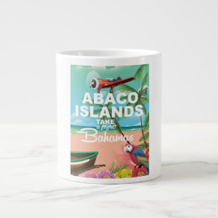 Abaco-Inseln-Urlaubsplakat Jumbo-Tasse