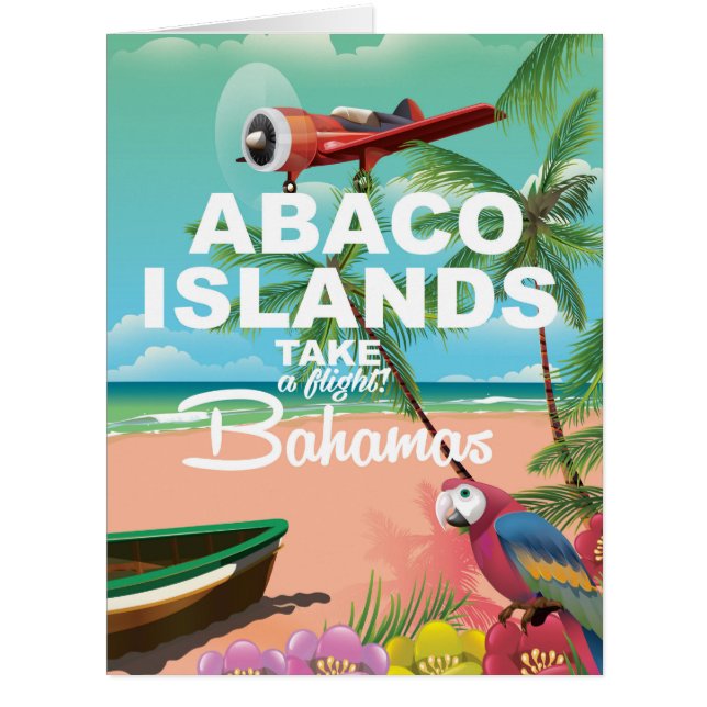 Abaco-Inseln Urlaubsposter (Vorderseite)
