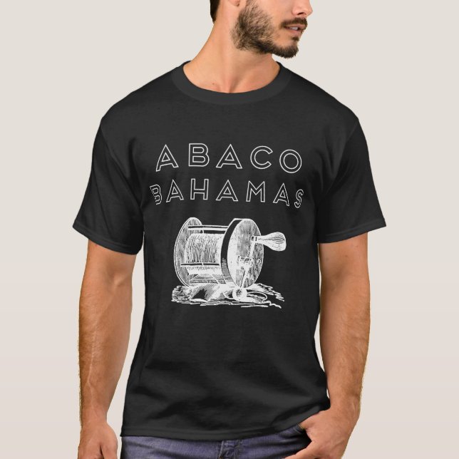 Abaco Islands Bahamas Offshore Fischen Urlaub So T-Shirt (Vorderseite)