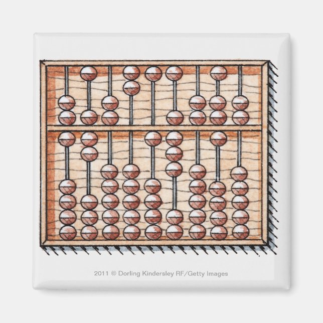 Abacus-Illustration Magnet (Vorne)