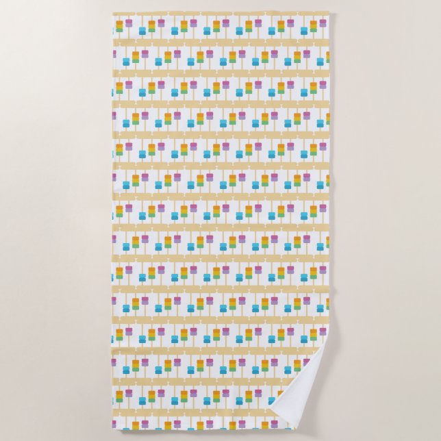 Abacus Strandtuch (Vorderseite)