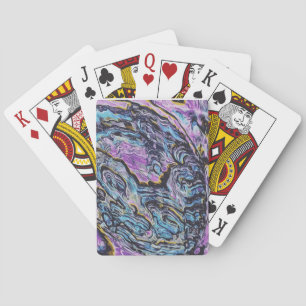 Abalone Abstract Meeresschnecke Entworfen Spielkarten