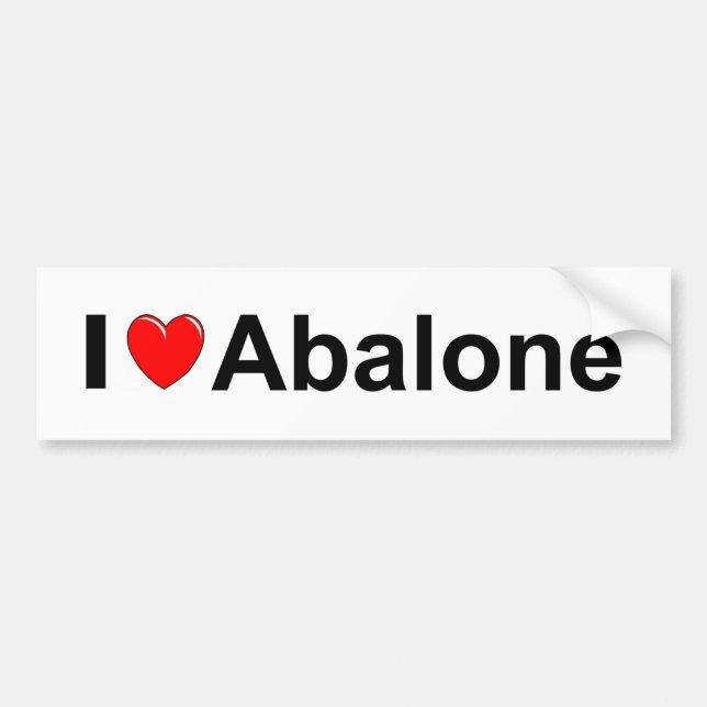 Abalone Autoaufkleber (Vorne)