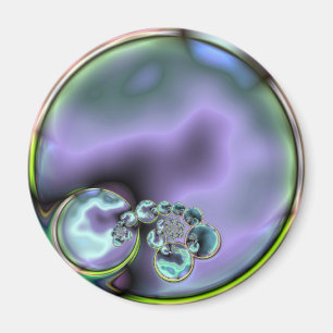 Abalone Look Abstrakt Magnet