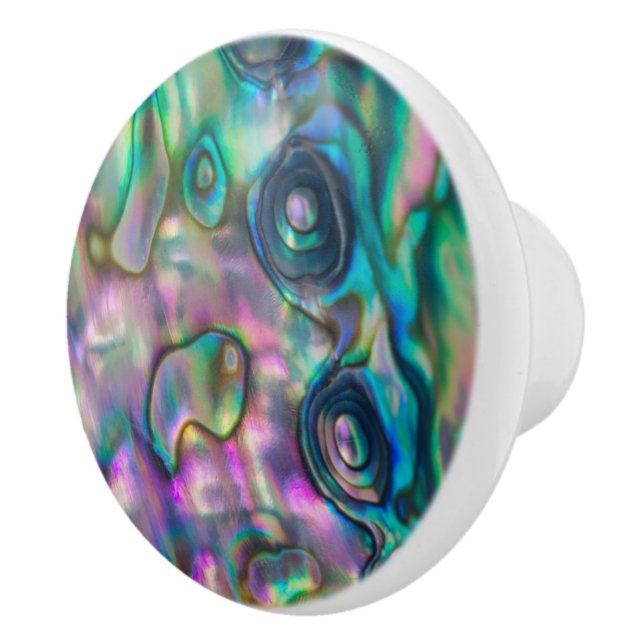 Abalone Look Door Knobs Keramik Zeichne Pulls Keramikknauf (Rechts)
