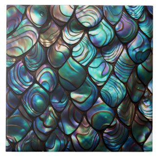 Abalone-Muschel Abstraktes Muster Fliese