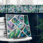 Abalone Muschel Texture - Zellen Collage N14 Fliese<br><div class="desc">Diese wunderschöne Kachel ist Teil meiner Abalone Dream Kollektion. Benutzen Sie es allein oder in Kombination mit anderen Fliesen, um im Bad oder in der Dusche atemberaubende Optik zu schaffen - z.B. ein akzentuiertes Fliesenmosaik hinter dem Mixer oder der Badewanne oder verwenden Sie es für Handwerkskunst - einen gefliesten Tisch...</div>