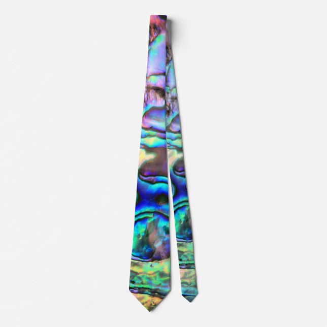 Abalone-Muscheldesign Krawatte (Vorderseite)