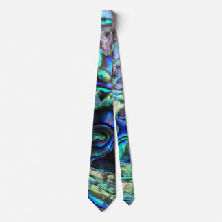 Abalone paua Muschel Naturdesign Krawatte