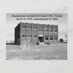 Abandon de l'école au Texas Photo Carte postale