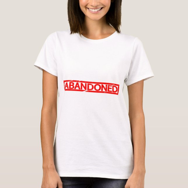 Abandoned Briefmarke T-Shirt (Vorderseite)