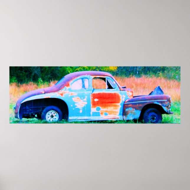 Abandoned Car Poster (Vorne)