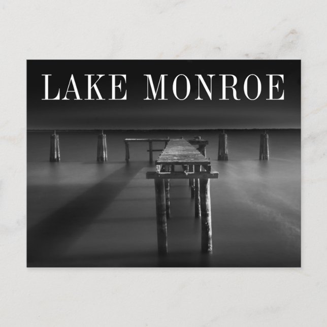 Abandoned Dock at Lake Monroe Postkarte (Vorderseite)