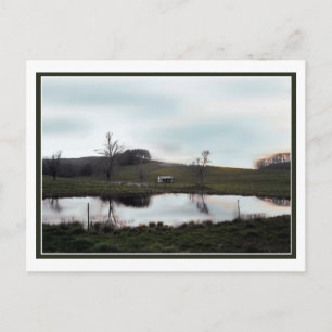Abandoned Farm Scene Postkarte