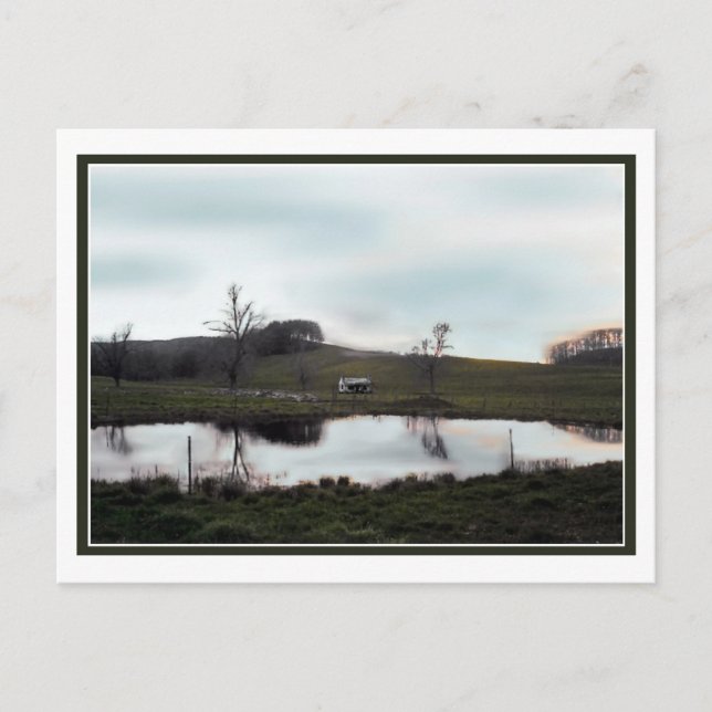 Abandoned Farm Scene Postkarte (Vorderseite)