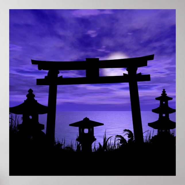 Abandoned Gate of Sea Poster (Vorne)