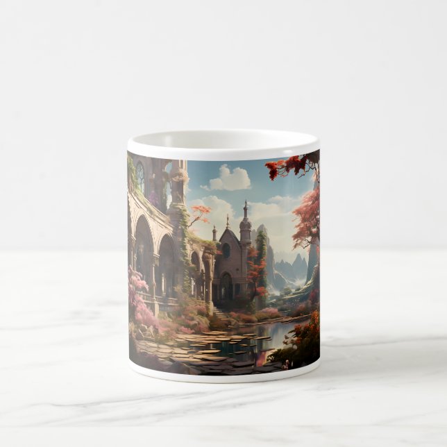 Abandoned Gebäude in the Fantasy World Kaffeetasse (Mittel)