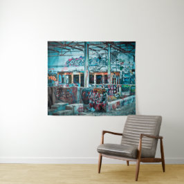 Abandoned Graffiti Art Lost Orte Kunst, Dichtung u Wandteppich