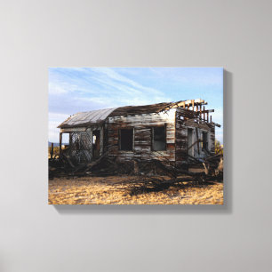 Abandoned House in Kelso California Leinwanddruck